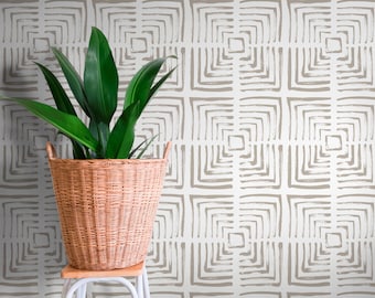 Removable Wallpaper Scandinavian Wallpaper Temporary Wallpaper Vintage Wallpaper Peel and Stick Wallpaper Wall Paper Boho - C068