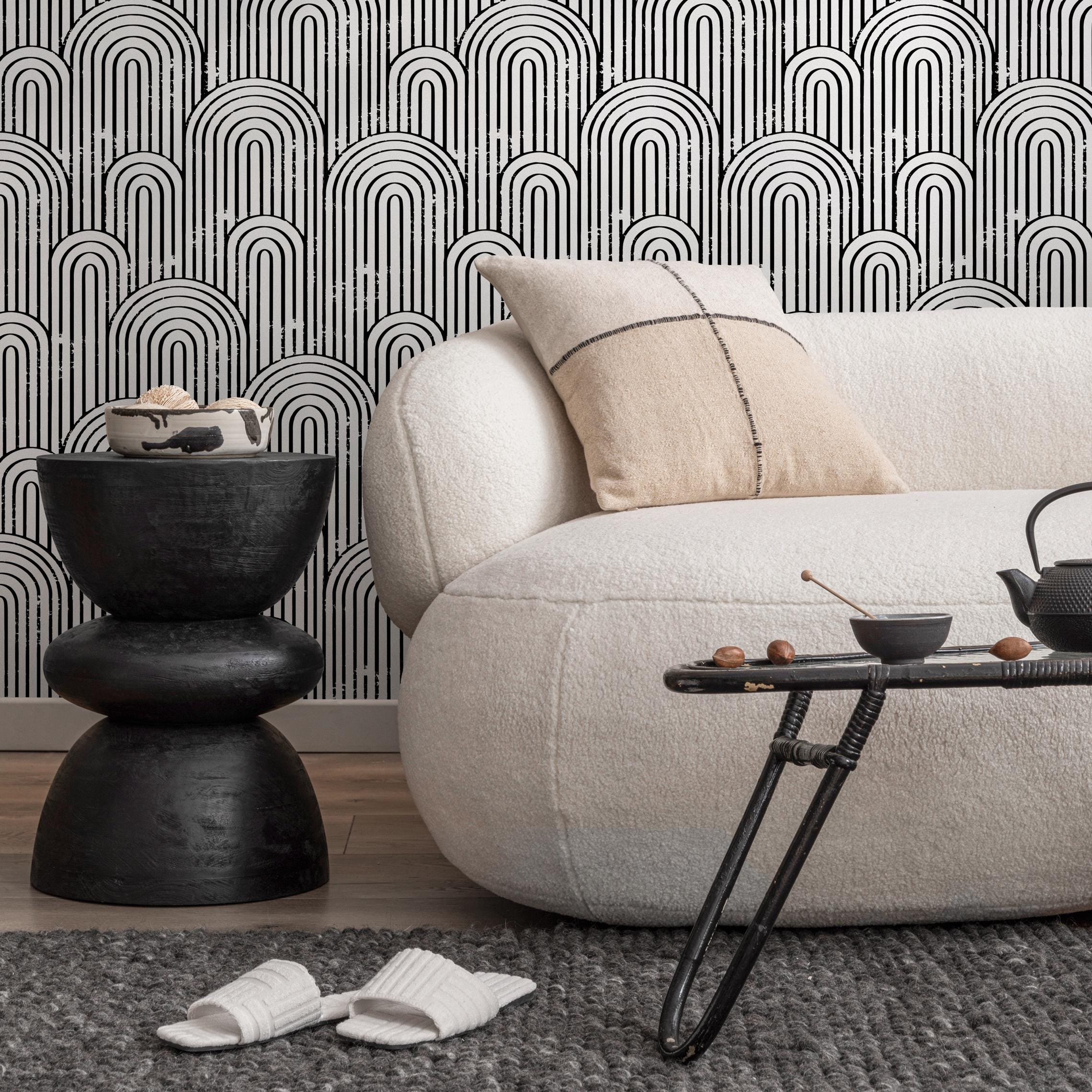 Removable Wallpaper, Scandinavian Wallpaper, Temporary Wallpaper ...