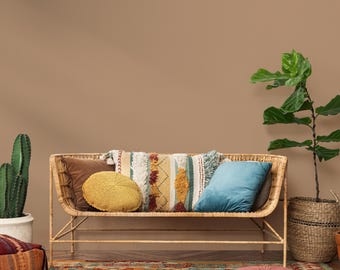 Pale Taupe Wallpaper / Solid Color / A Minimalist Earthy Tone in a Warm Beige