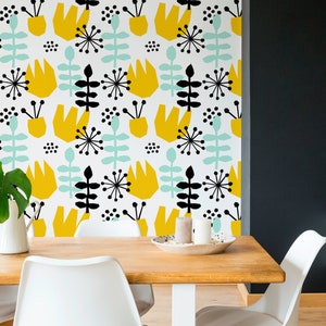 Removable Wallpaper Scandinavian Wallpaper Peel and Stick Wallpaper Wall Paper - B392