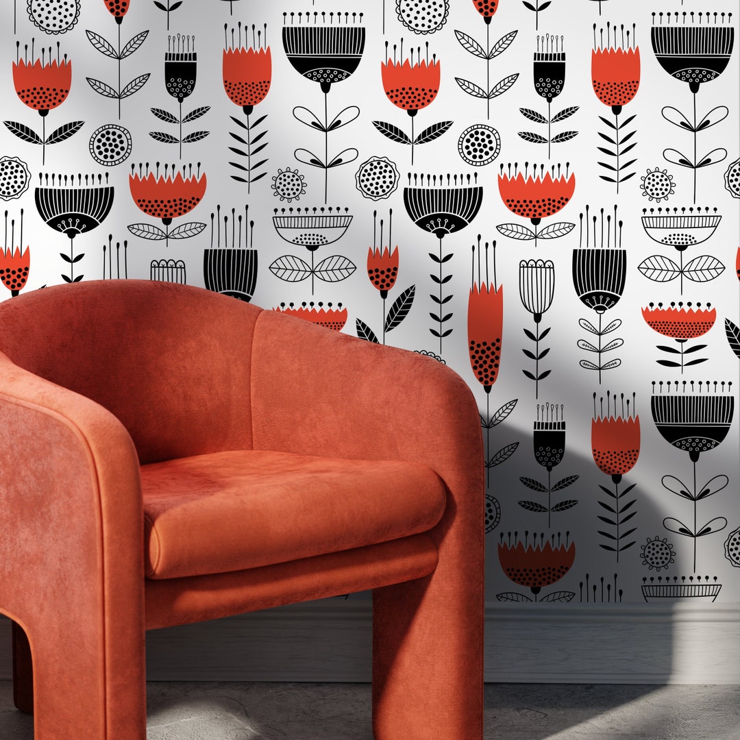 Removable Wallpaper Scandinavian Wallpaper Temporary Wallpaper Sunshine ...