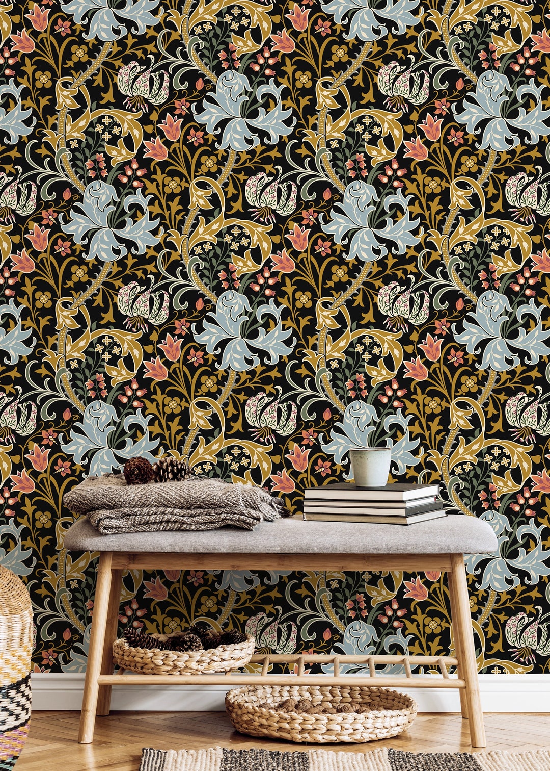 Art Nouveau Peel And Stick Wallpaper