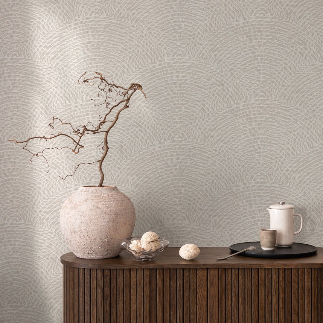 Removable Wallpaper Scandinavian Wallpaper Temporary Wallpaper Vintage ...