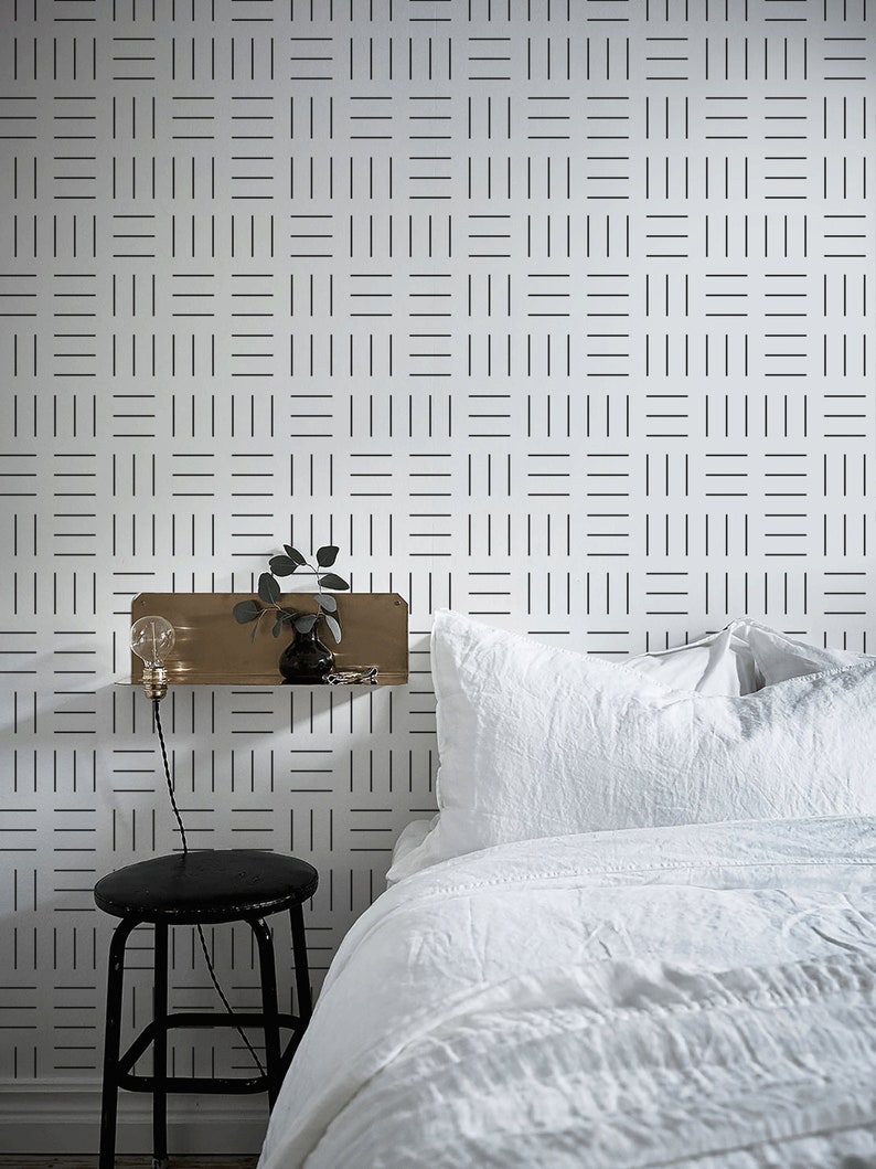 thumbnail image 2 of A.S. Création Non-Woven Wallpaper – 3D Rectangles, White/Gray Scandinavian Design, 5.33m² Roll 2 of 5