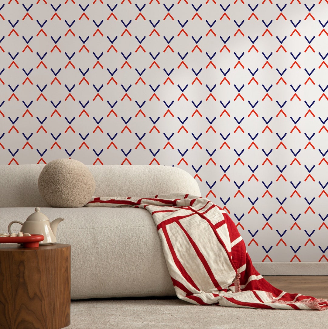 Removable Wallpaper Scandinavian Wallpaper Minimalist Wallpaper Peel ...