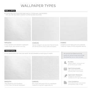 Removable Wallpaper Scandinavian Wallpaper Colorful Wallpaper Peel and Stick Wallpaper Wall Paper Mural B302 image 8