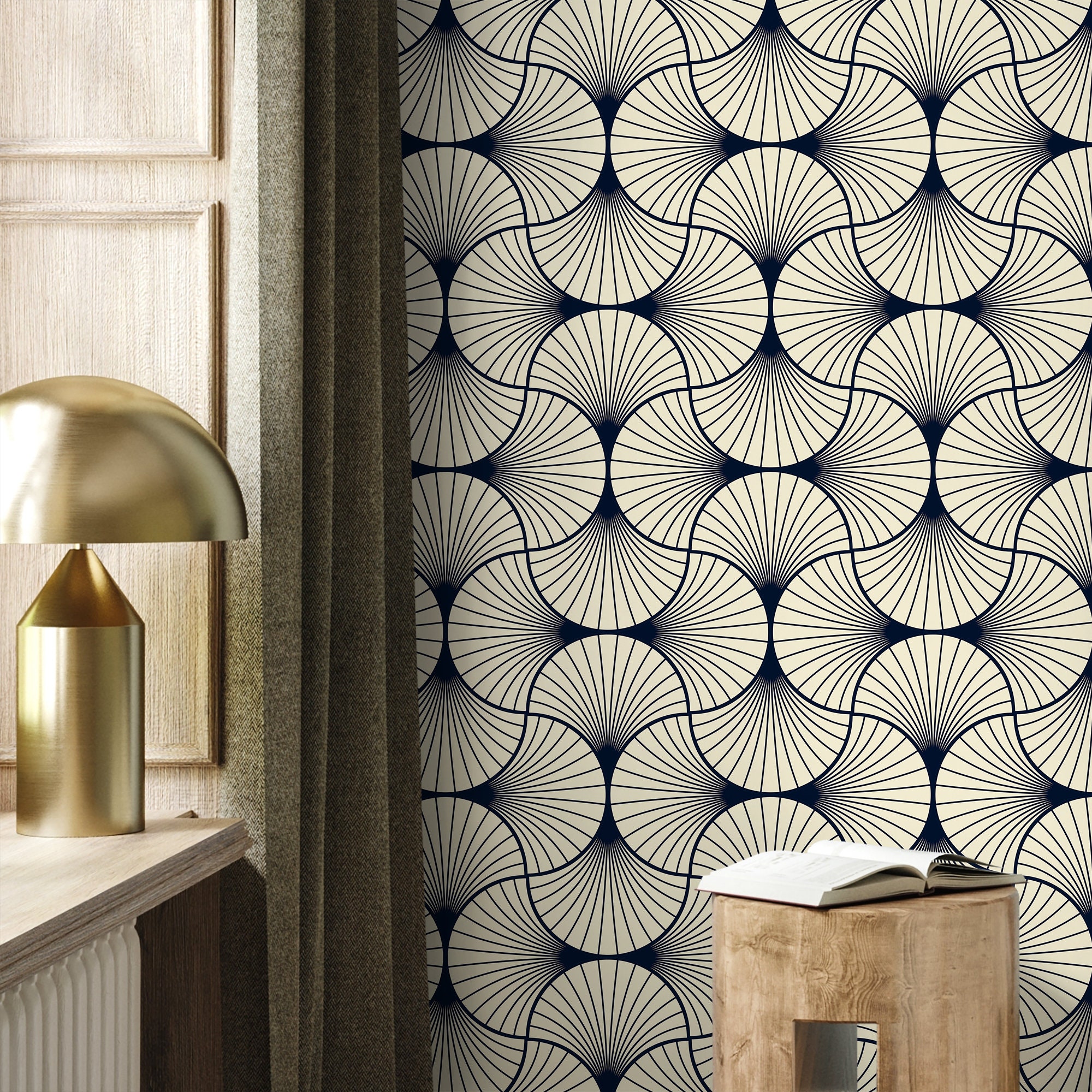 Removable Wallpaper, Scandinavian Wallpaper, Minimalistic Wallpaper ...