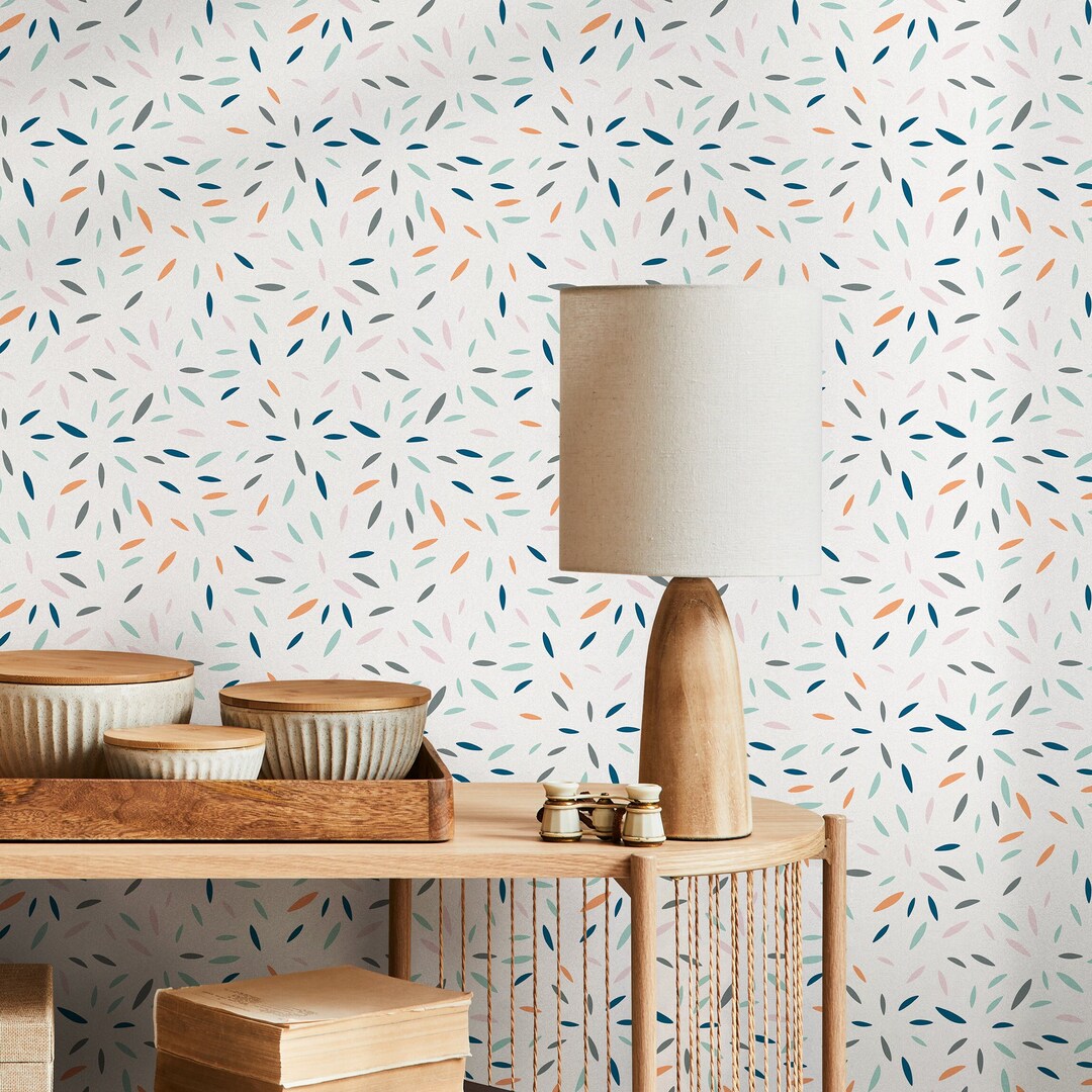 Removable Wallpaper, Scandinavian Wallpaper, Temporary Wallpaper ...