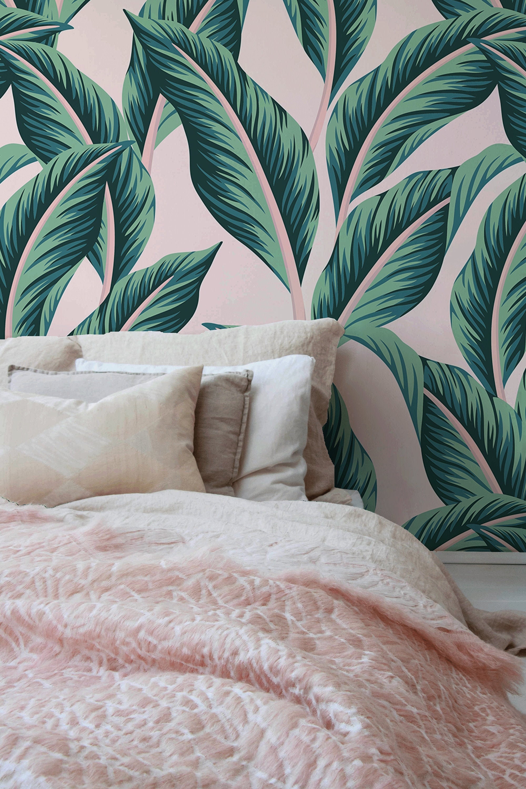 Removable Wallpaper Scandinavian Wallpaper Temporary Wallpaper Contem…