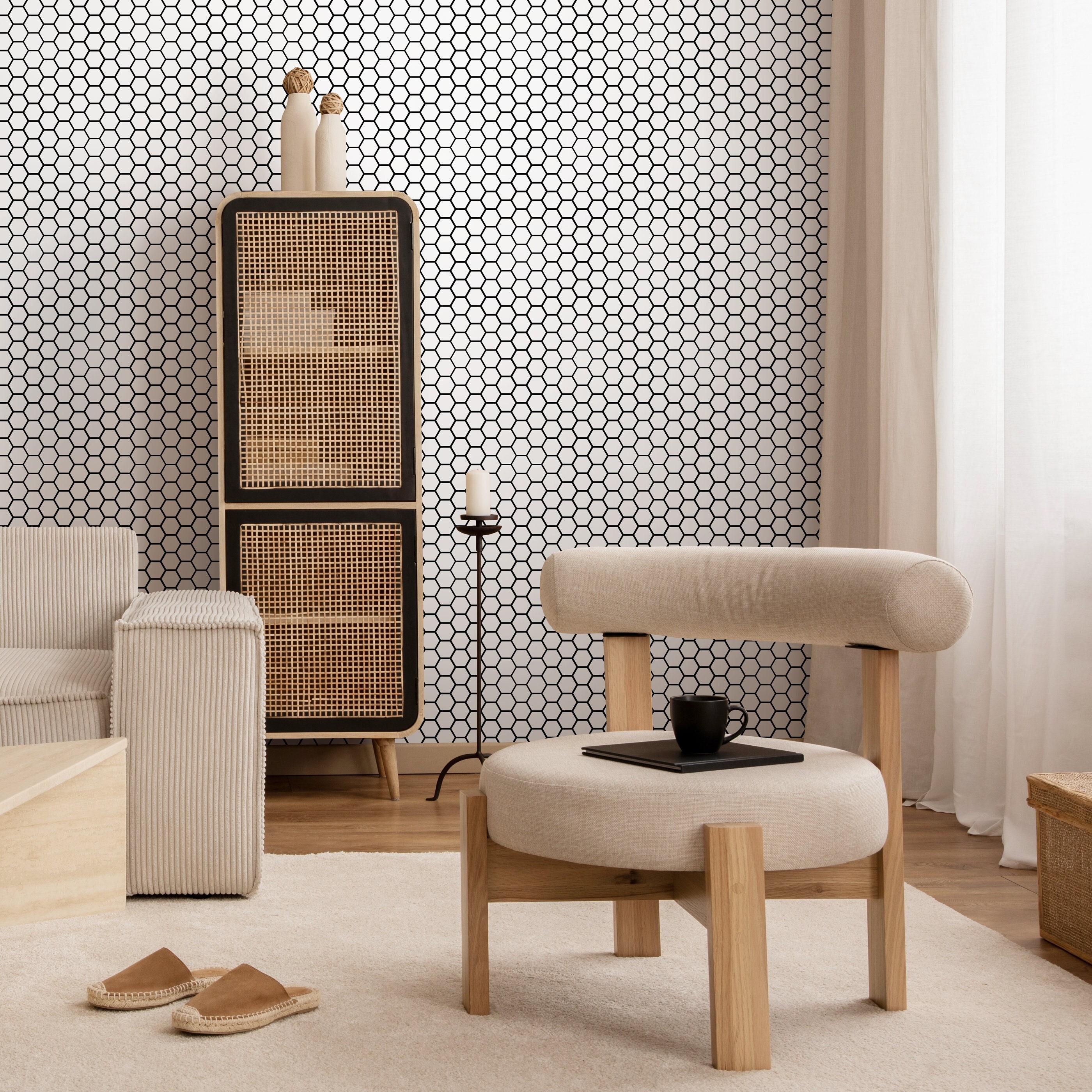 Removable Wallpaper Scandinavian Wallpaper Temporary Wallpaper ...