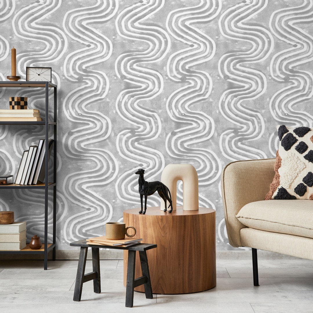 Removable Wallpaper Scandinavian Temporary Vintage Peel and Stick ...