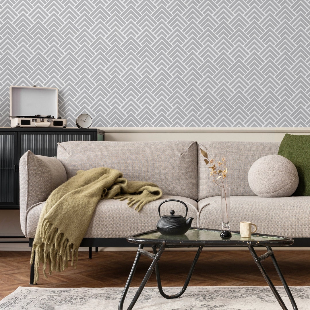 Removable Wallpaper, Scandinavian Wallpaper, Temporary Wallpaper ...