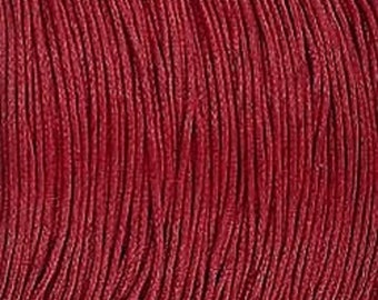 EVERLASTO Cordon en Coton ciré Traditionnel Rouge n°4 7 mm x 25 m EVERLASTO Cordon en Coton ciré Traditionnel Rouge n°4 7 mm x 25 m
