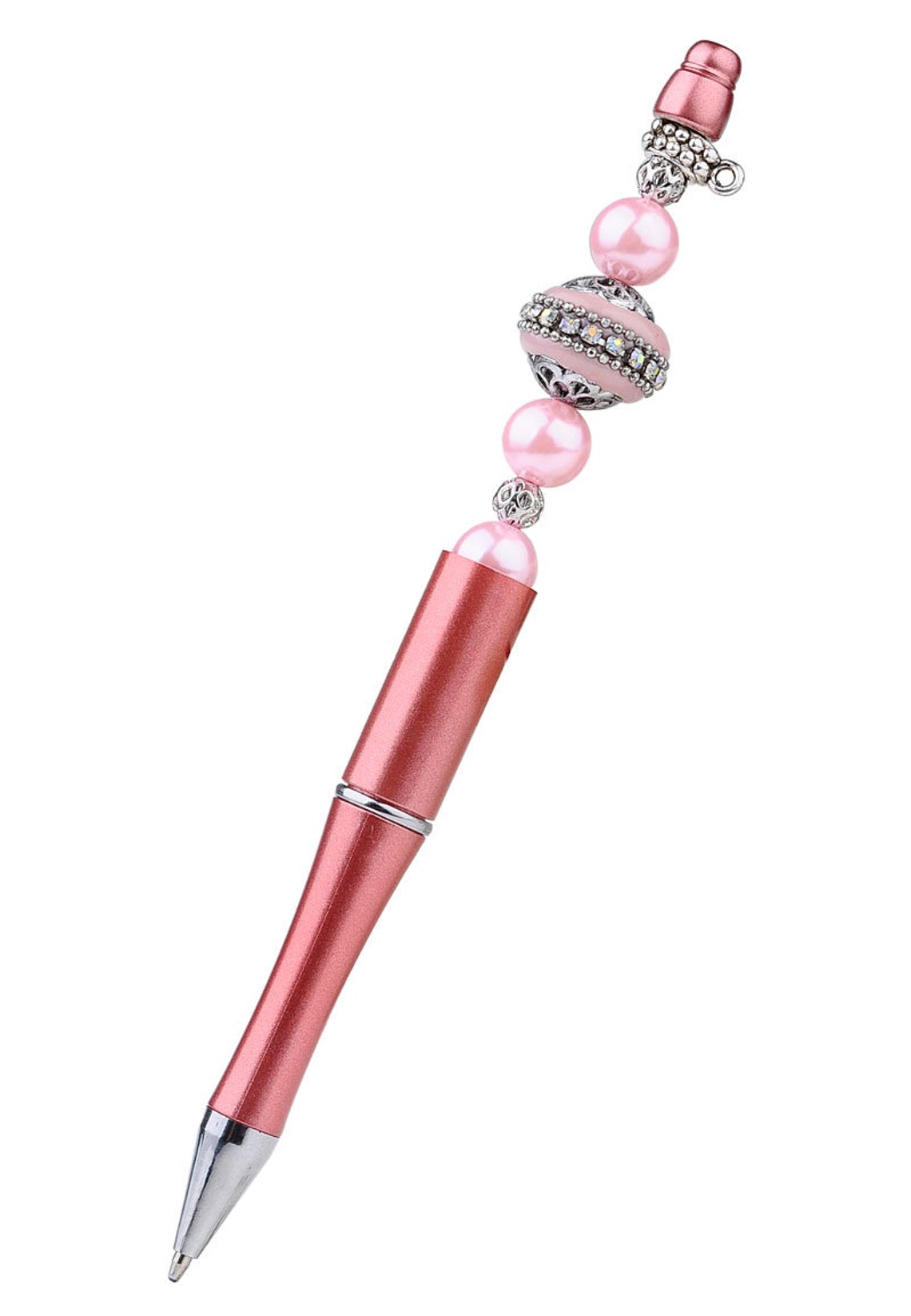 Stylo Plume Exécutif Fait Main DanbarPen – Acrylique Coulé Main Avec Finitions Gun Metal, Mécanisme à Torsion, Neuf