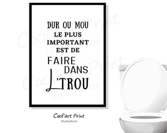 Adulte Humour Print Poster Funny Bathroom Quote Toilet - Etsy
