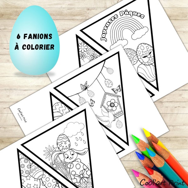 Easter coloring page. Flags to color. Drawings for Easter. Children activity. Coloring for children. JPEG to download. coco bunny