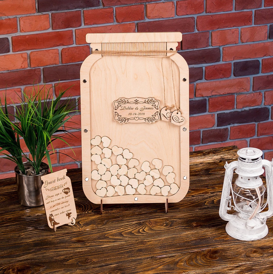 Shadow Box Wedding Guest Book Alternative Wedding Guestbook Etsy