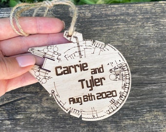 Millennium falcon wedding favors, Wooden favors themed