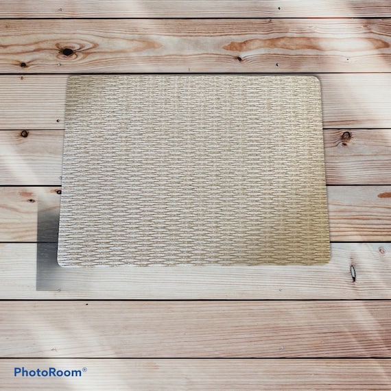 Dasco Basket Weave Vinyl Placemat Easy to Clean
