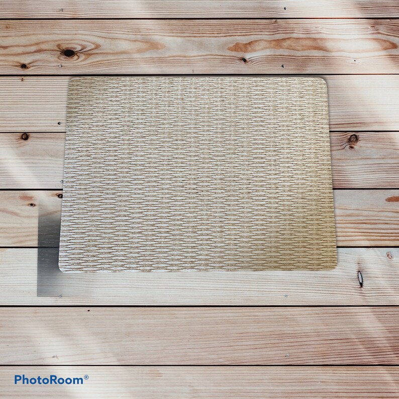 Dasco Basket Weave Vinyl Placemat Easy to Clean