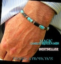 Men bracelet TURQUOISE Tourmaline Onyx Amethyst Lava Hematite Garnet  Imperial Jasper multicolor Bracelet Protection Prosperity men gift