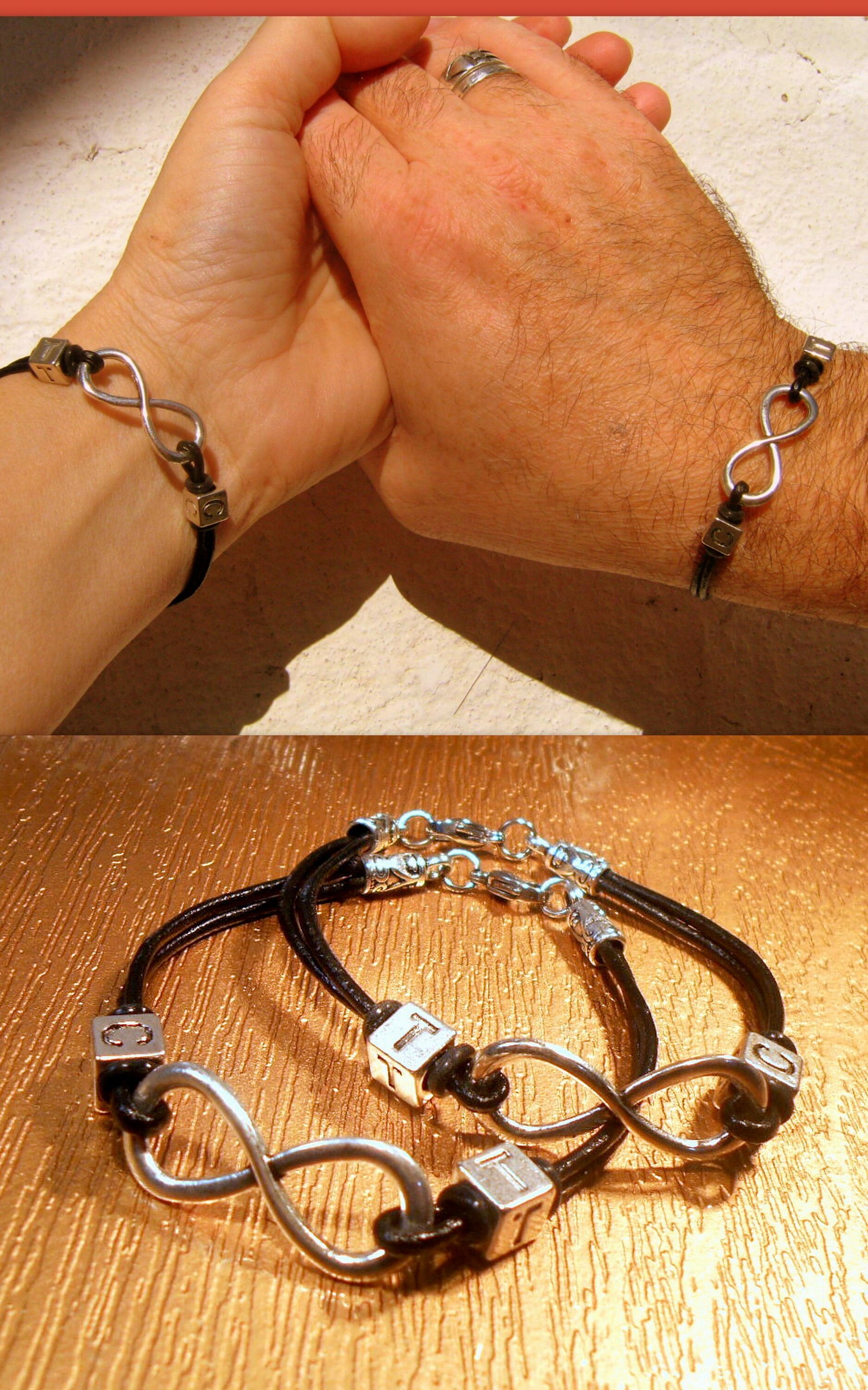 Couples infinity 2024 bracelets magnetic