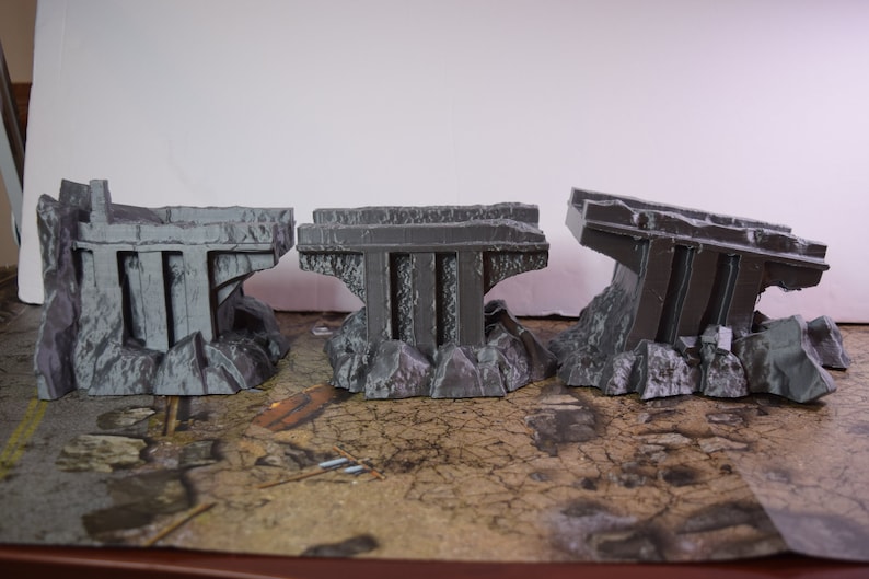 Ruined Citadel Gate - 3D - Wargaming/Fantasy/Tabletop/Terrain