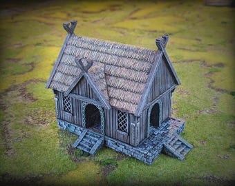 Warrior Home-Kingdom of Saxonia-Rohan 28mm Tabletop Terrain LOTR Middle Earth