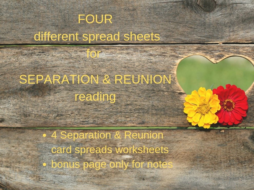 Separation and Reunion tarot spread