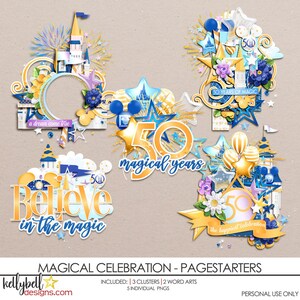 Magical Celebration Page Starters