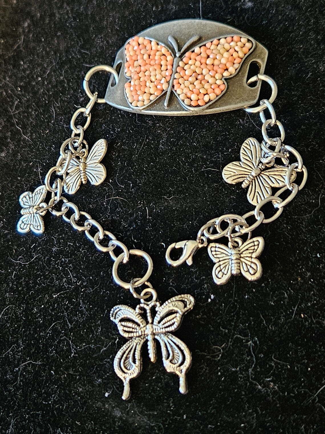Butterfly Charm Bracelet Butterfly Bracelet Charm Bracelet Butterfly