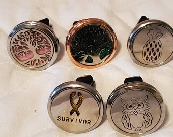 Aromatherapy Car Vent Diffuser, Essential Oil Diffuser, Stainless Steel Clip