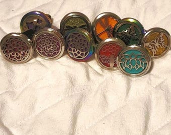 Aromatherapy Car Diffuser: Stainless Steel Vent Clip with Felt Pads