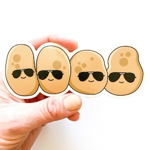 Tater Tots Sticker, Potato Sticker, Cute Potato Sticker, Cool Potatoes, Cool Spud Sticker, Spuds Sticker