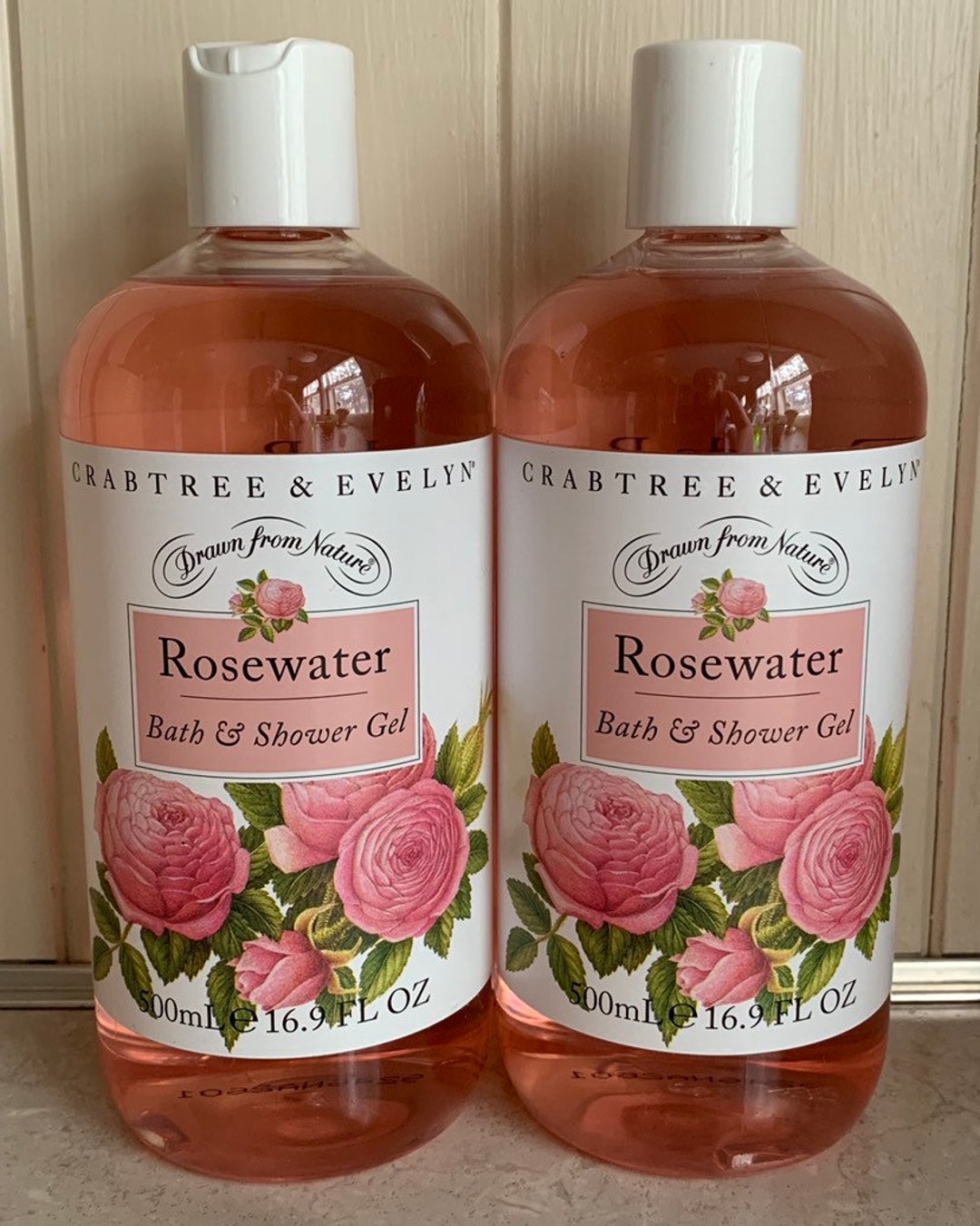 CRABTREE & EVELYN Rosewater BATH & SHOWER GEL 500ml 16.9 Fl OZ New BIG - View #9