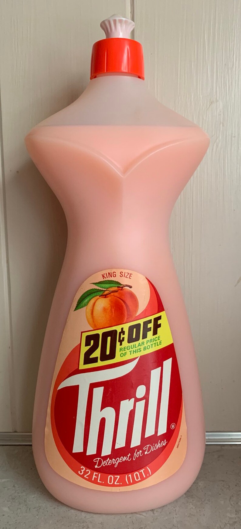 Vintage NOS 60s Thrill Dish Soap Detergent 32 Oz | Etsy