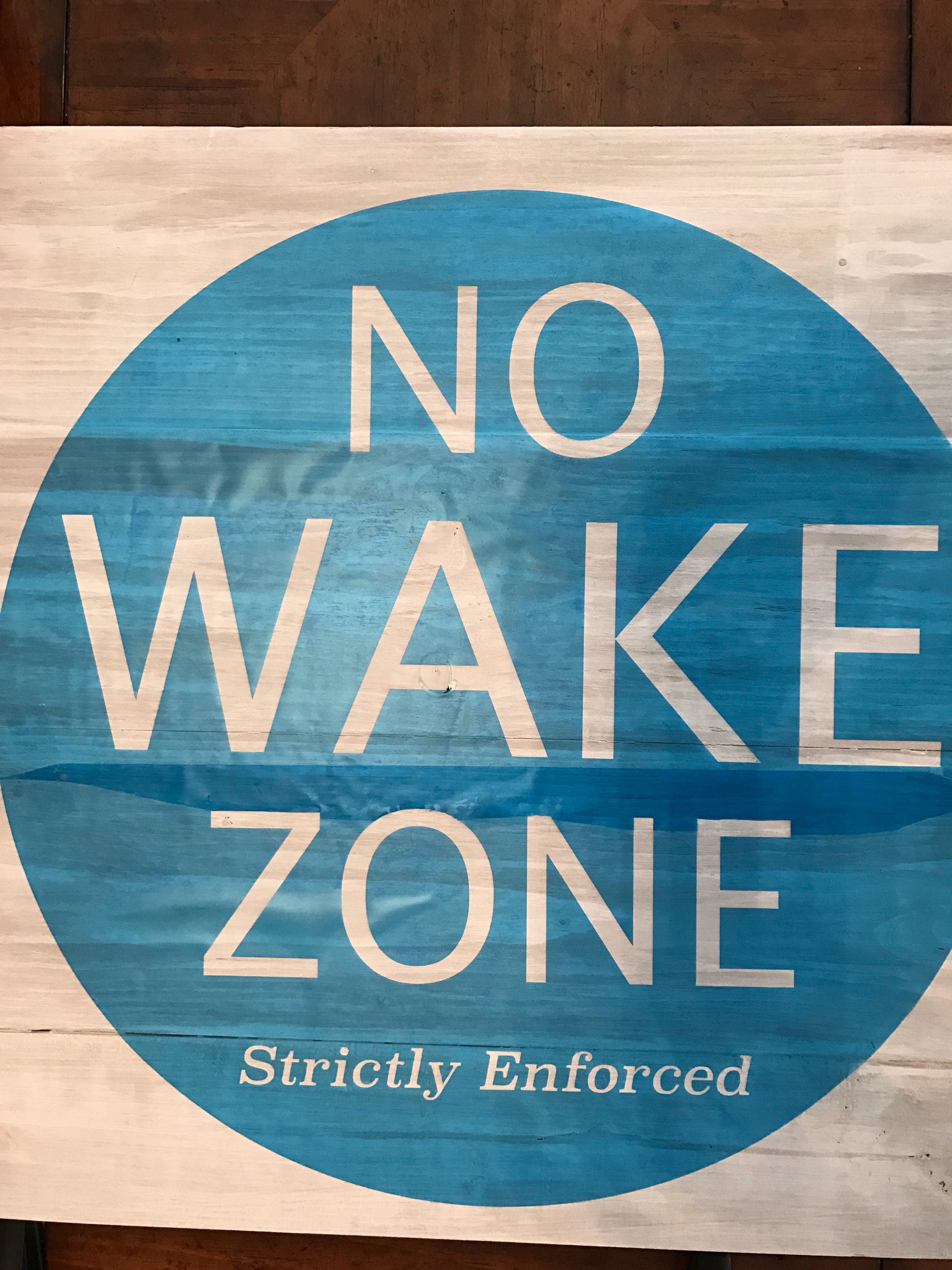No Wake Zone stencil | Etsy