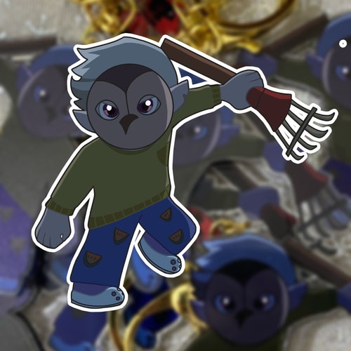 The Owl House Flapjack and Waffles Sticker/pins Etsy