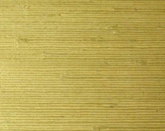 May include: A close-up of a textured, woven wall covering in a light gold color.