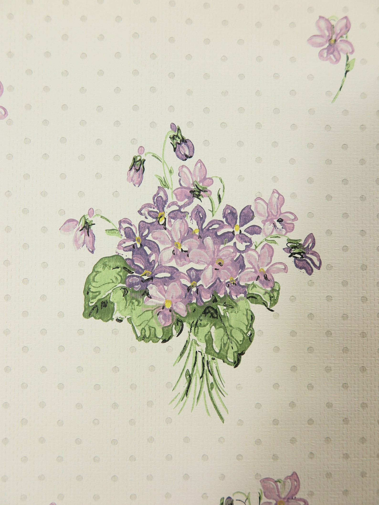 Vintage Wallpaper Alyson per Meter 3679 - Etsy