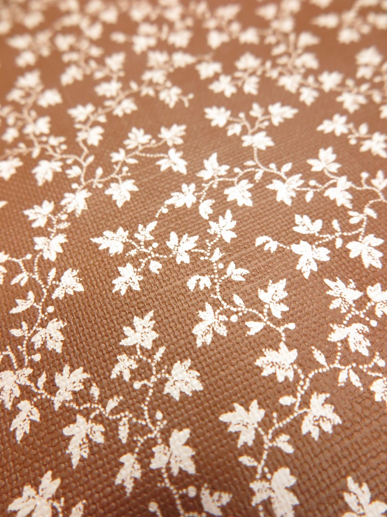 Vintage Wallpaper Braune Alga per meter