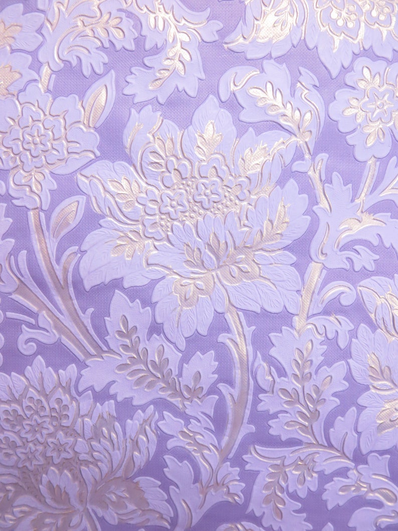 Vintage Wallpaper Silver Falls per Meter 2962 - Etsy