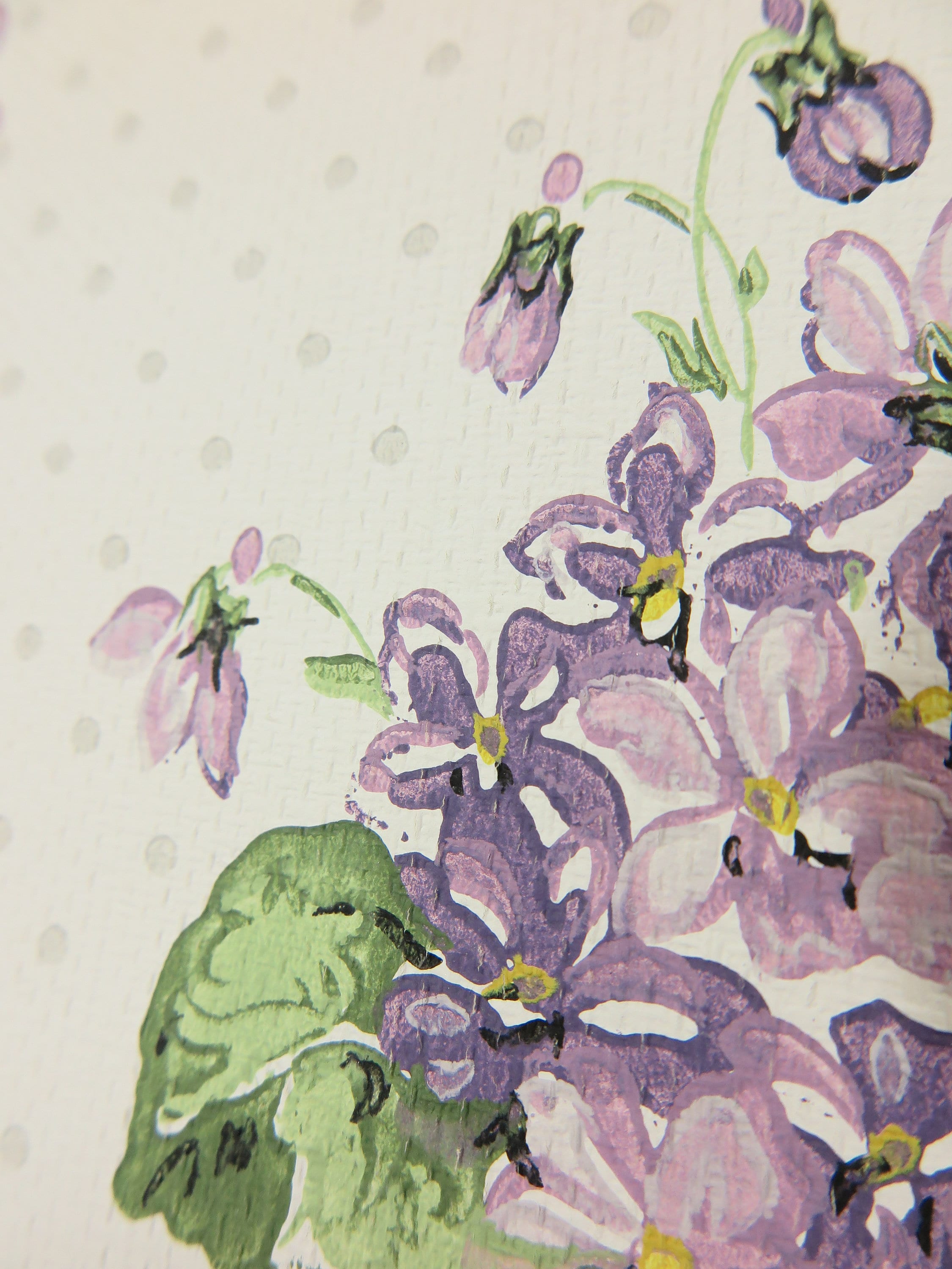 Vintage Wallpaper Alyson per Meter 3679 - Etsy