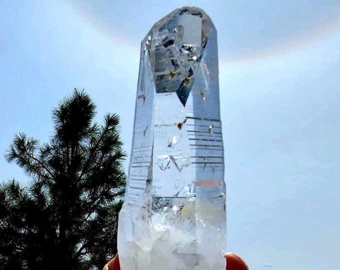 Water Clear Colombian Lemurian Quartz from the Penas Blancas Mine