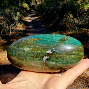 Green Kyanite Shiva Lingam
