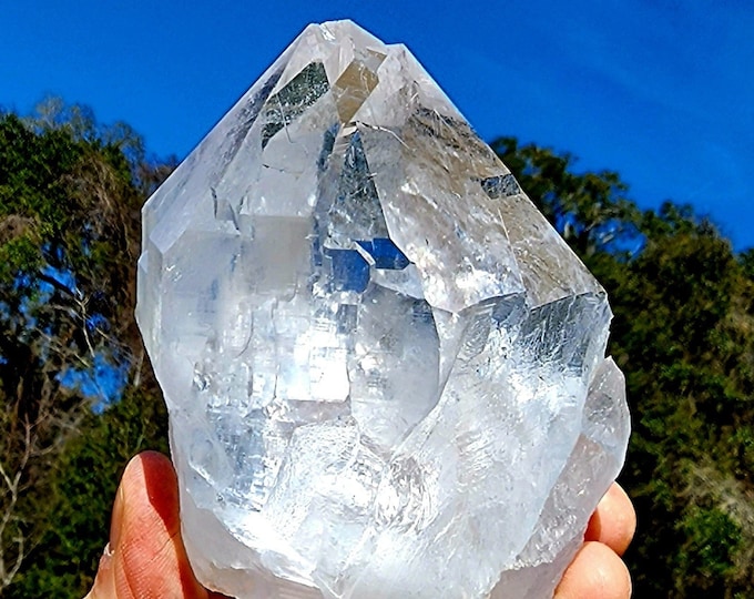 Large Clear Himalayan Quartz Crystal