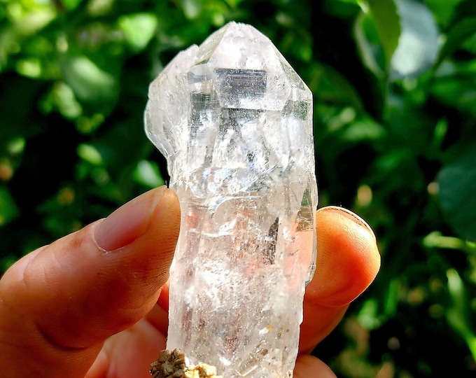 Colombian Lemurian with Calcite-Rare Find-Unique Formation