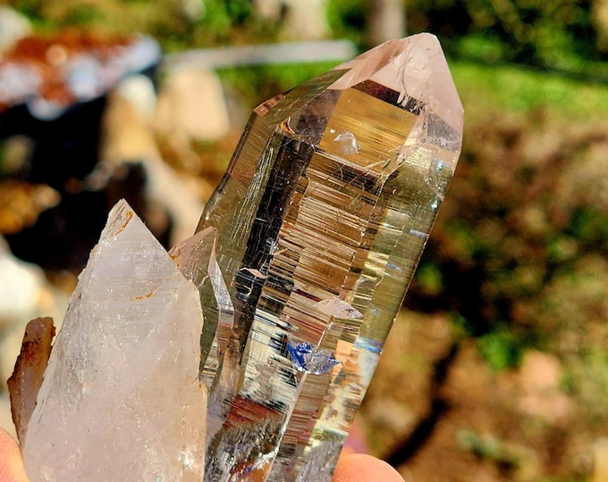 Light Smoky Himalayan Quartz-Beautiful Clarity & Formation