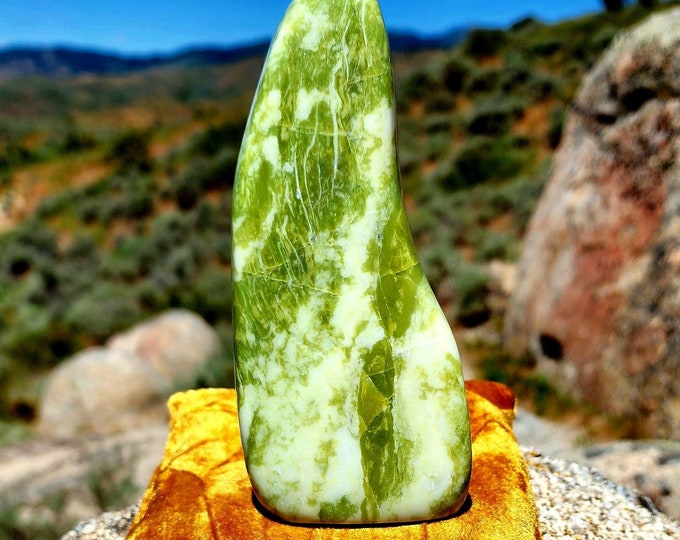 Large "Healerite"-Polished-Freeform-Noble Serpentine