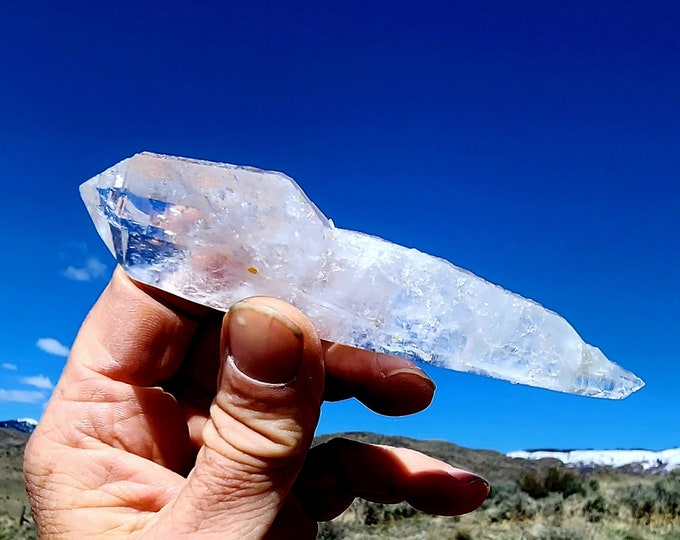 Penas Blancas Lemurian Crystal-Colombia-Very Rare Formation-DT & Tabular